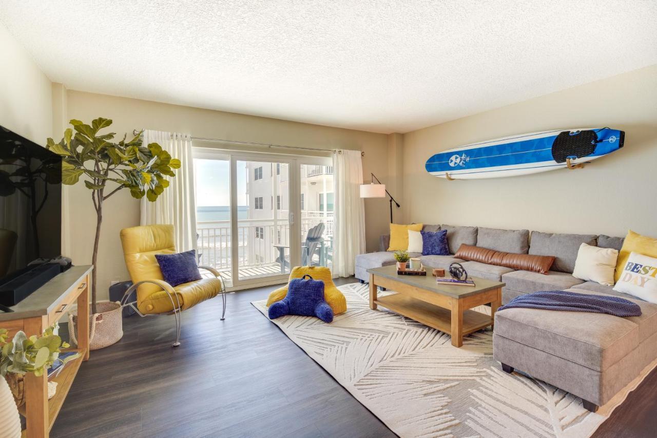 Oceanfront Satellite Beach Condo With Balcony, Views Luaran gambar